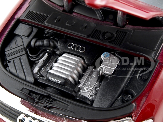 希少 MOTORMAX Audi A41/18 & ベンツ1/18。35 Audi A4 Red Convertible 1/18 Diecast Model Car Motormax 73148