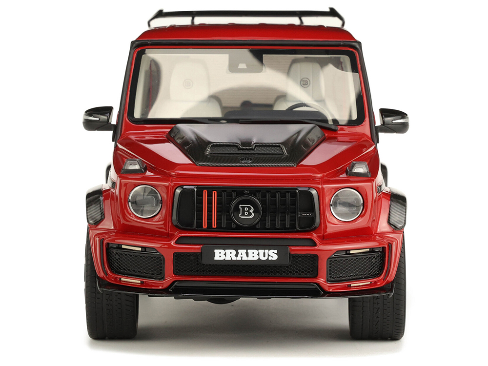 2022 Brabus 900 Rocket Edition Red with Carbon Hood 1/18 Model Car