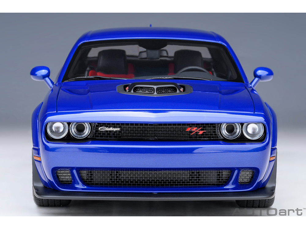 2022 Dodge Challenger R T Scat Pack Widebody Indigo Blue 1/18