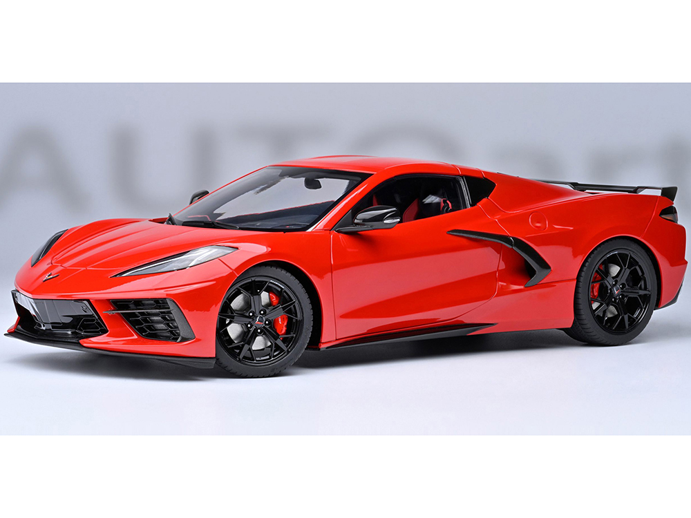 AUTOart 1/18 Corvette Stingray ハチハチ 2020 Chevrolet Corvette C8 Stingray Torch Red 1/18 Model Car by
