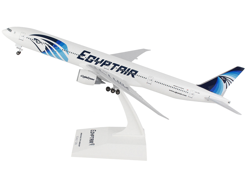 Boeing 777-300 Commercial Aircraft with Landing Gear 