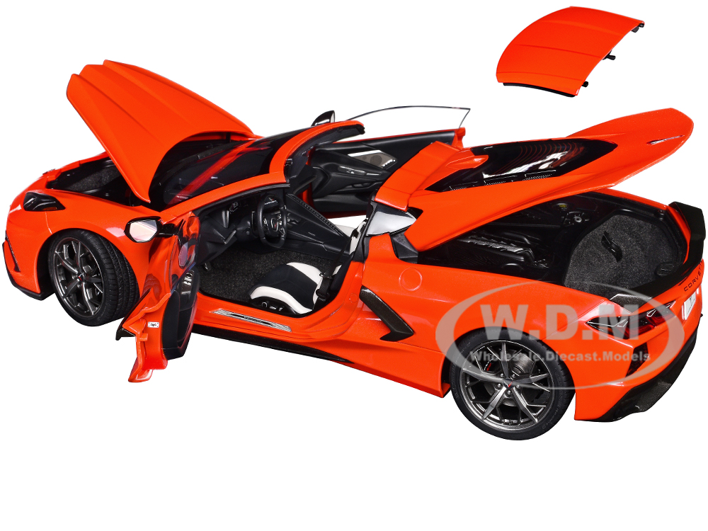 2020 Chevrolet Corvette C8 Stingray Sebring Orange 1/18 Model Car