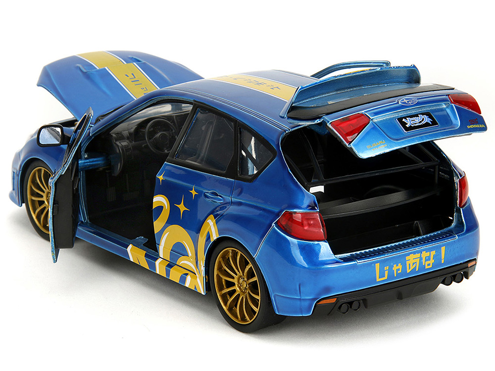 2012 Subaru Impreza WRX STI Blue Metallic with Graphics and Sonic