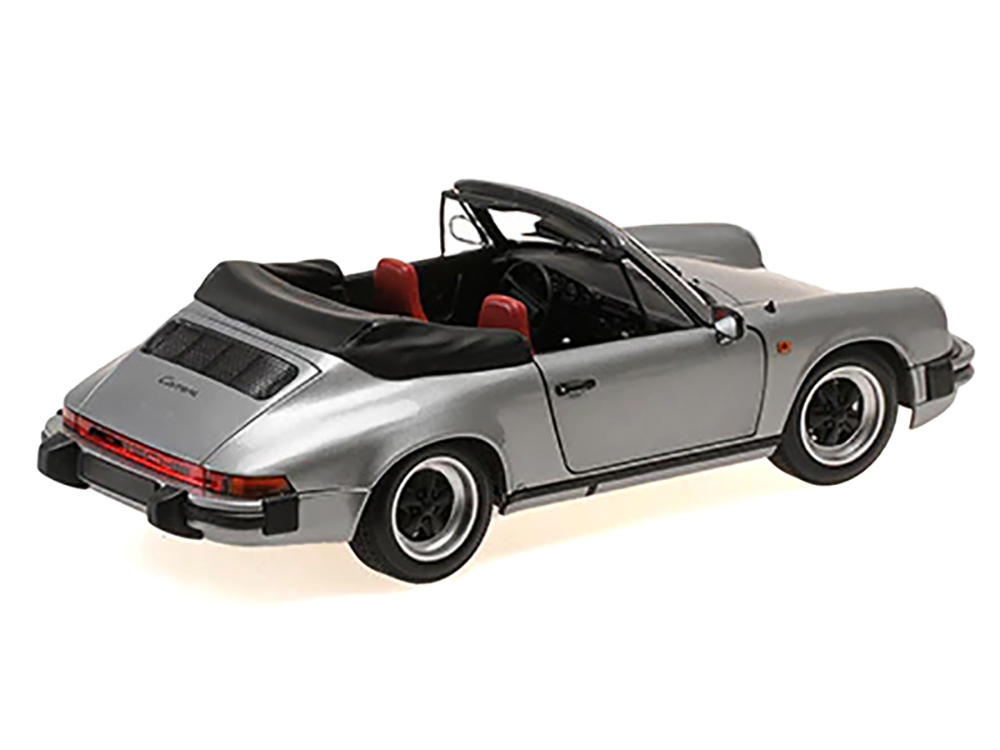 1983 Porsche 911 Carrera Cabriolet 3.2 Gray Metallic 1/18 Diecast