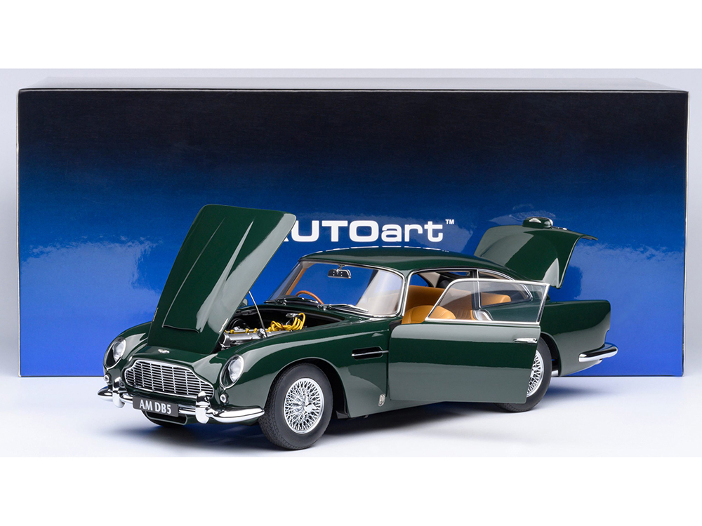 Aston Martin DB5 RHD (Right Hand Drive) British Racing Green 1/18