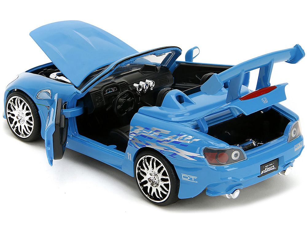2001 Honda S2000 Convertible Blue with Graphics 