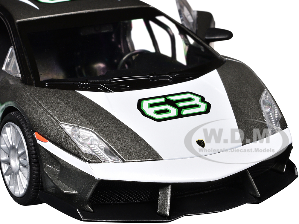 Lamborghini Gallardo LP 560-4 Super Trofeo #63 Gray Metallic and