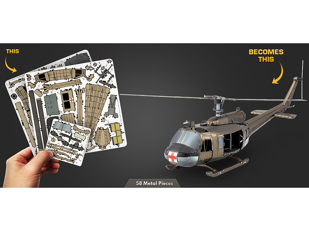 Model Kit Bell UH-1 Iroquois Helicopter 