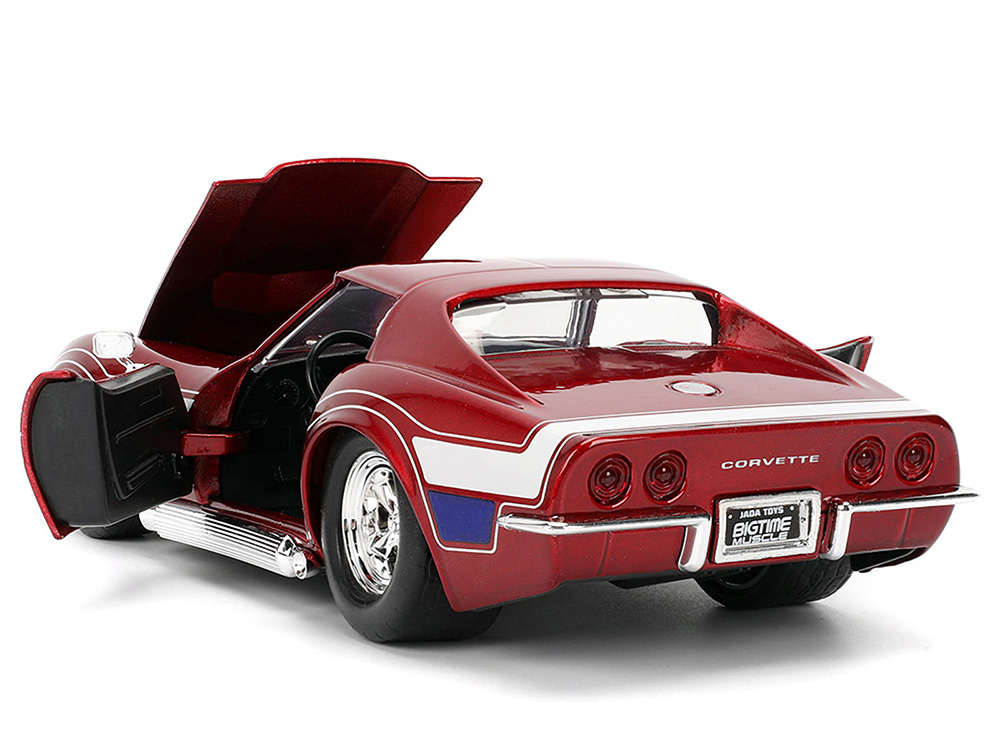 DINKEY TOYS CORVETTE STINGRAY　1969年頃当時モノ 1969 Chevrolet Corvette Stingray ZL1 Red Metallic with Stars and