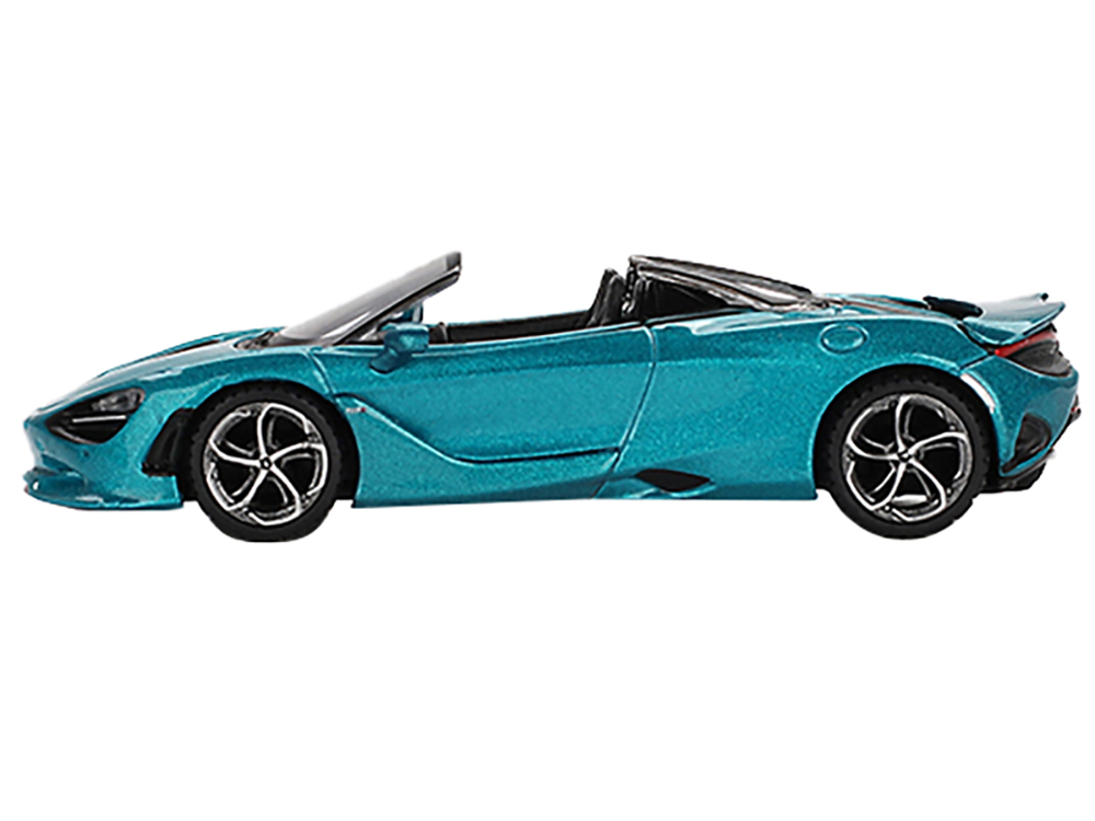 McLaren 750S Spider Belize Blue Metallic Limited Edition 1/64