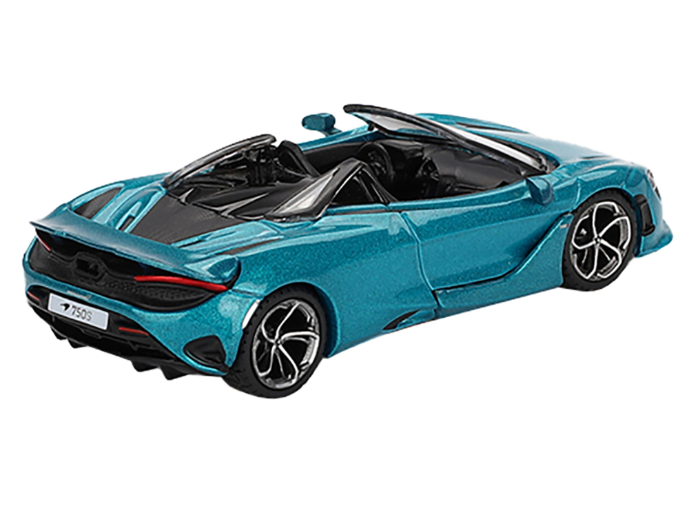 McLaren 750S Spider Belize Blue Metallic Limited Edition 1/64