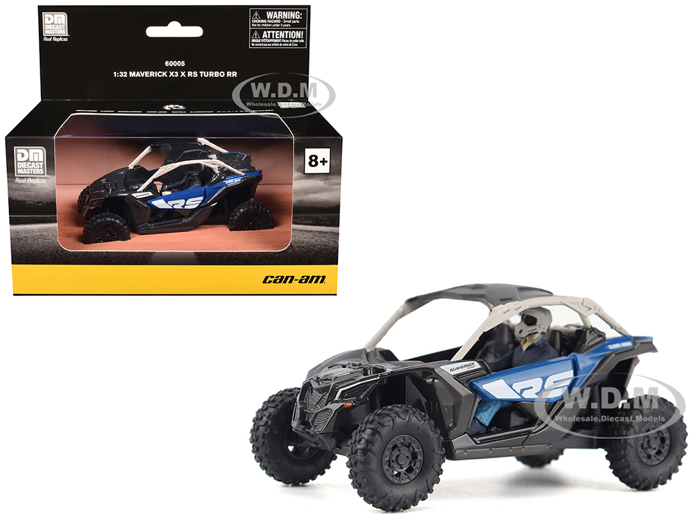 Can-Am Maverick X3 X RS Turbo RR Intense Blue and Chalk Gray with