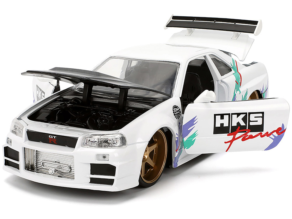 HPI Nismo R34 GT-R Z-tune 1:43 ホワイト Diecast model cars Nissan