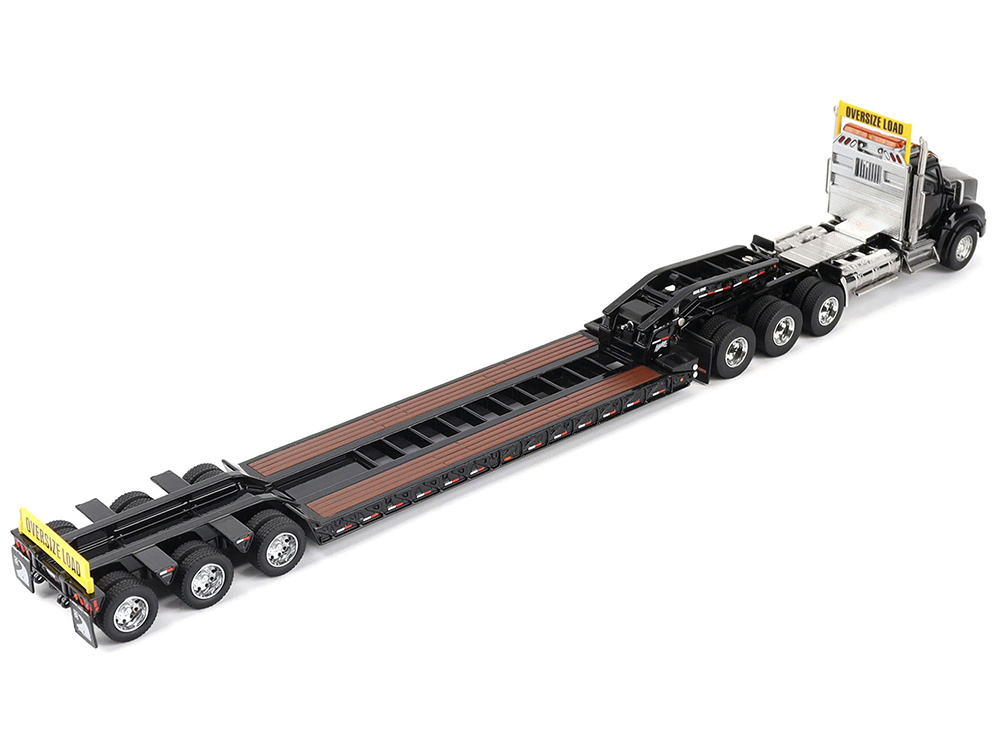 Kenworth T880 SBFA Tridem Truck with Trail King HDG Lowboy Trailer