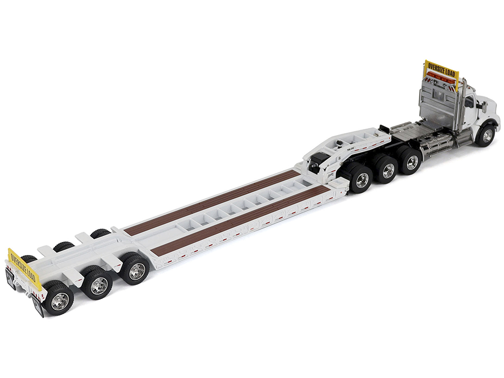 Kenworth T880 SBFA Tridem Truck with Trail King HDG Lowboy Trailer