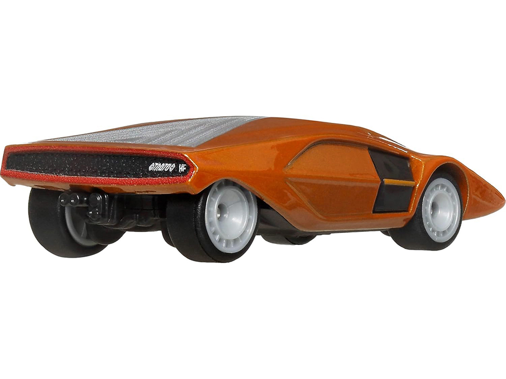 Lancia Stratos Zero Concept Car Orange Metallic 