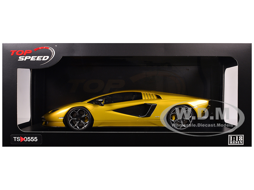 Lamborghini Countach LPI 800-4 New Giallo Orion Gold Metallic 1/18