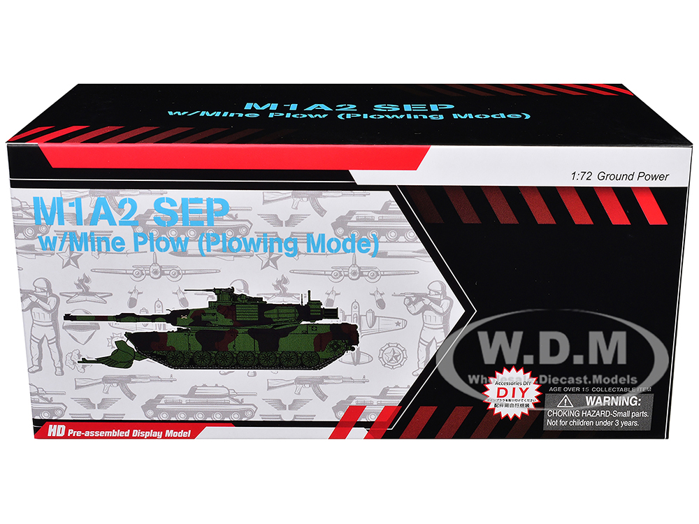 United States M1A2 SEP (System Enhancement Package) Tank with Mine