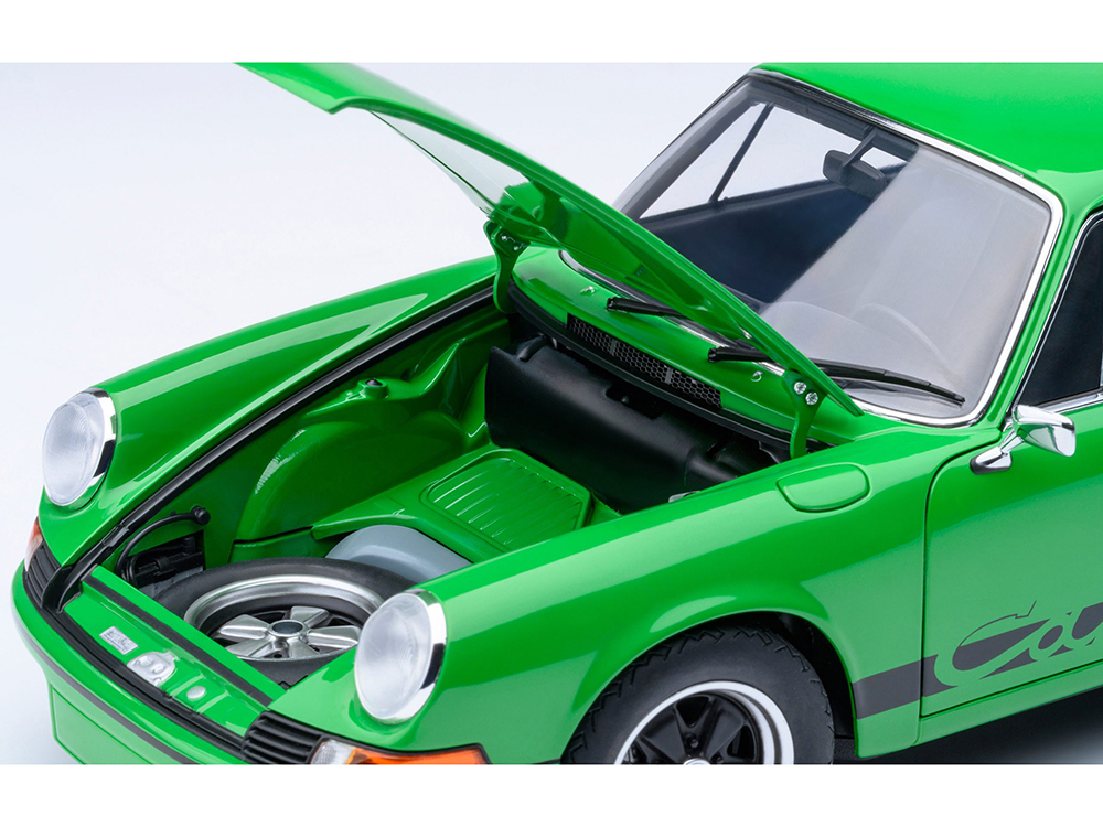 ポルシェ911 Carrera RS2.7ミニカー1/18 Porsche 911 Carrera 2.7 RS Viper Green with Black Stripes and