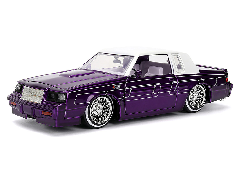 1987 Buick Grand National Candy Purple with Graphics and White Top