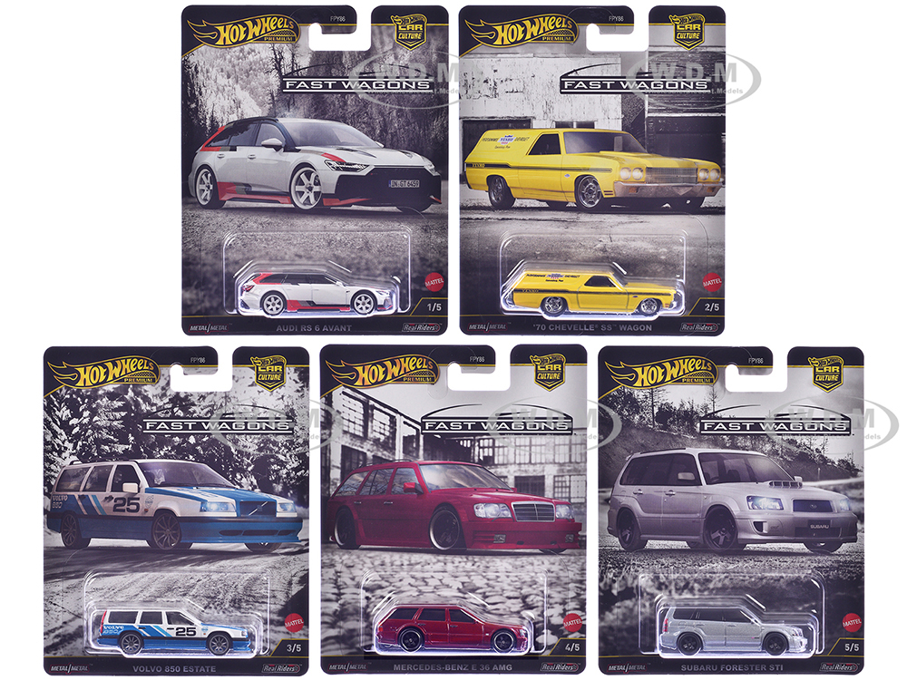 Hot Wheels Car Culture Fast Wagons 5台セット Fast Wagons