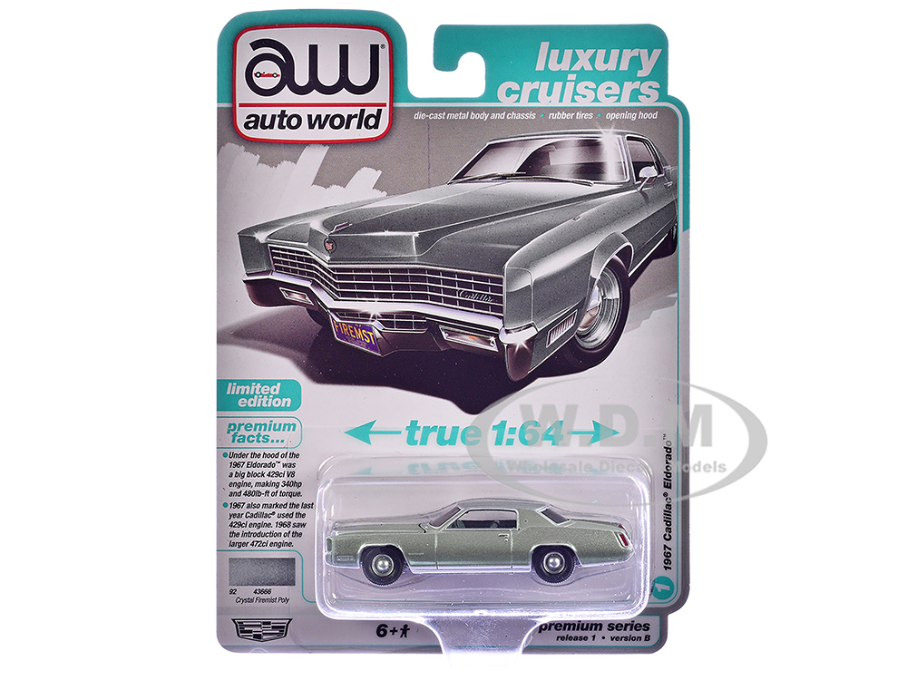 1967 Cadillac Eldorado Crystal Firemist Metallic with Green