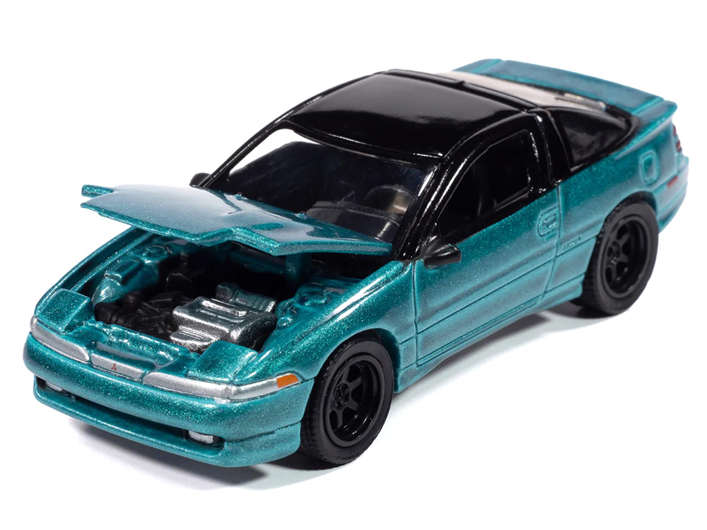 1991 Mitsubishi Eclipse GSX Tennessee Blue Metallic with Black Top
