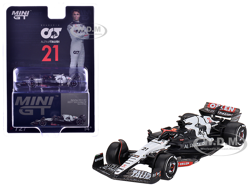 AlphaTauri AT04 #21 Nyck de Vries Formula One F1 