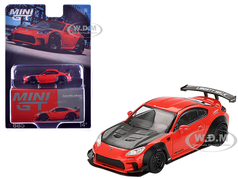 MINI GT GR86 LB★Nation Red / LB Blister Toyota GR86 