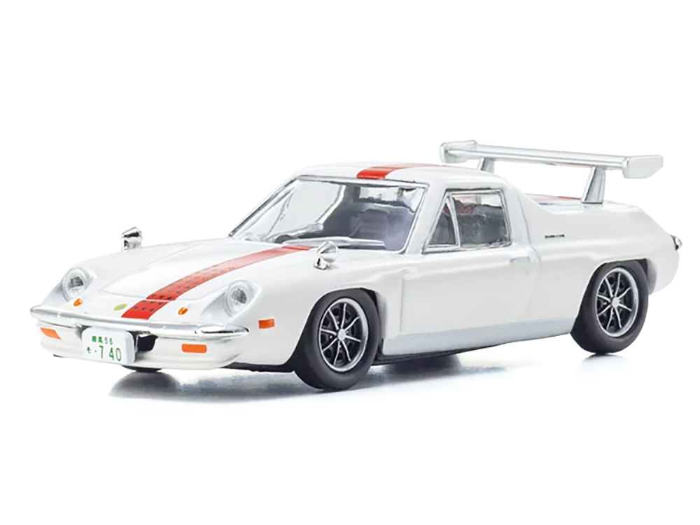 Lotus Europa RHD (Right Hand Drive) White with Red Stripe 