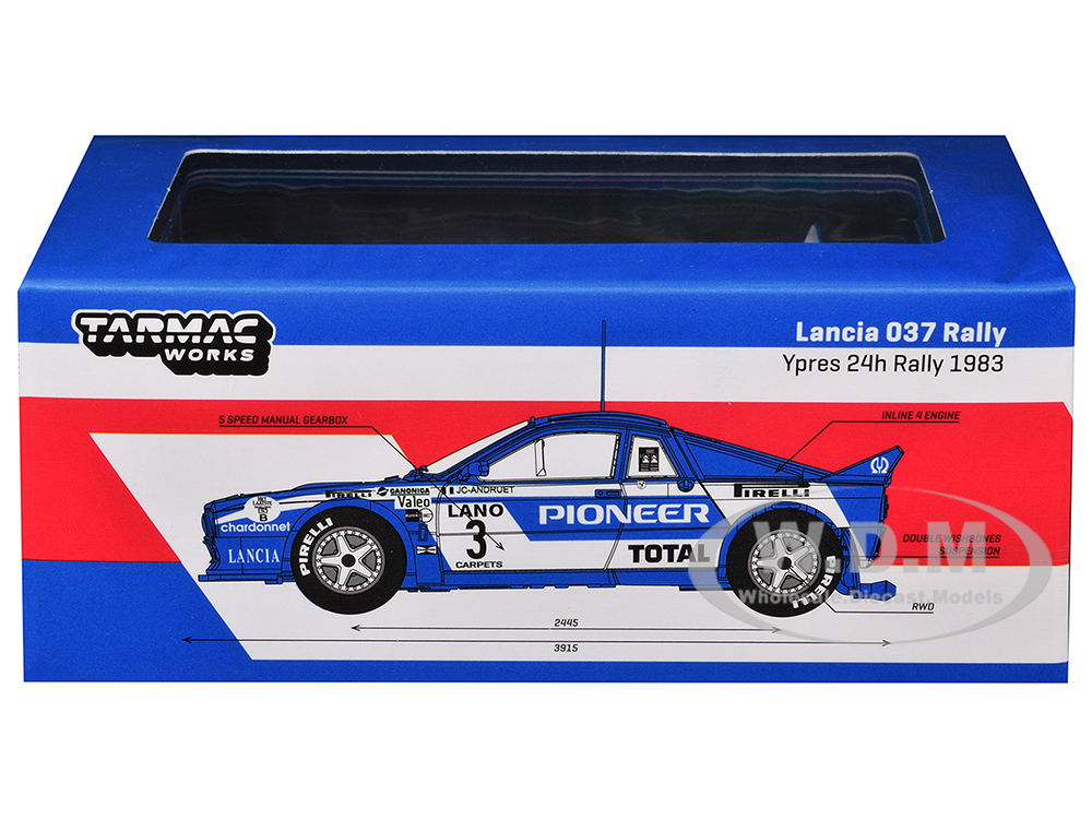 Lancia 037 Rally #3 Jean-Claude Andruet - Francoise Sappey 2nd