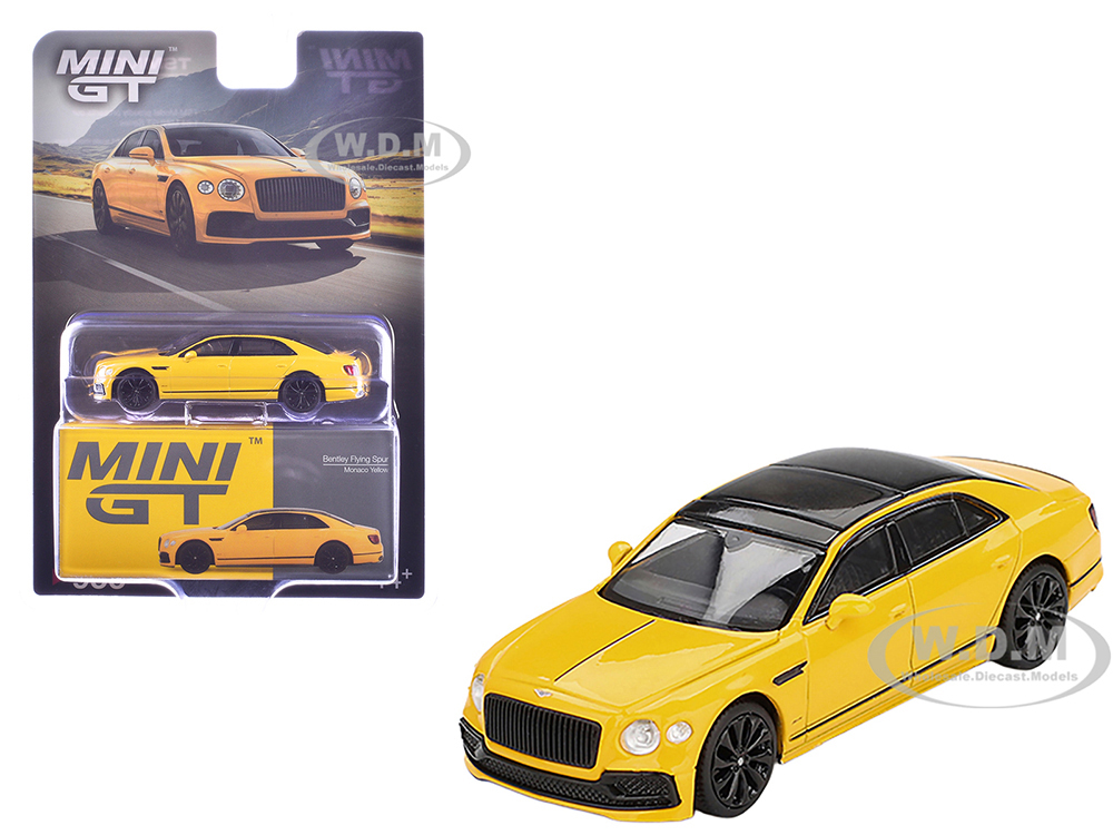 Bentley Flying Spur Monaco Yellow with Black Top Limited Edition 1