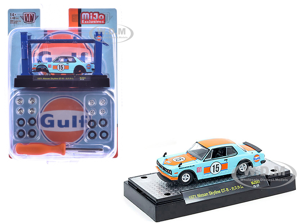 OlyLife Skyline（Skyline SL-6） 1セット（特価） 1971 Nissan Skyline GT-R RHD (Right Hand Drive) #15 