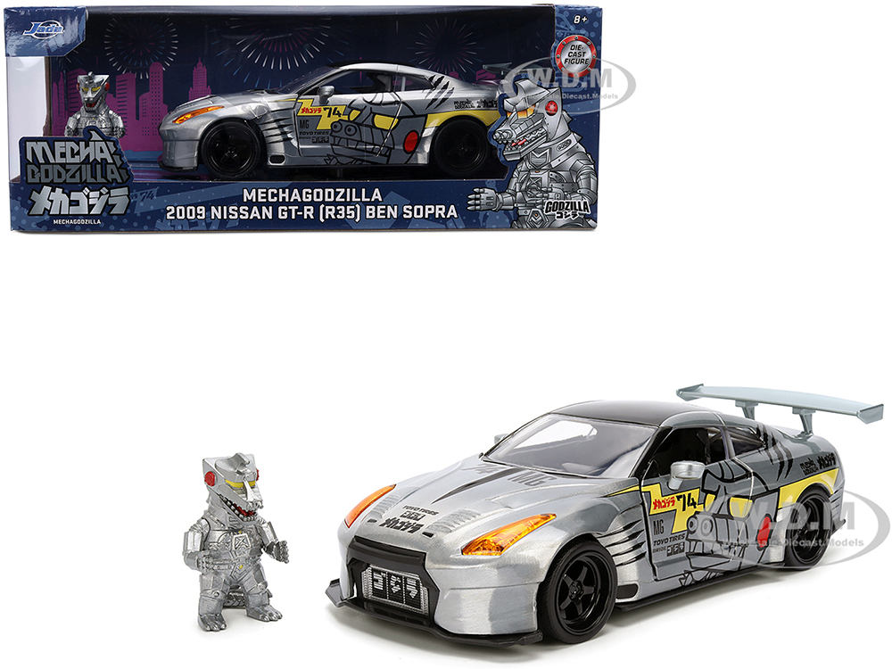 2009 Nissan GT-R (R35) Ben Sopra Brushed Metal with Black Top and