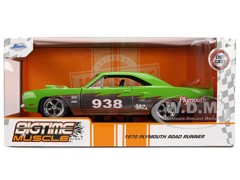 1970 Plymouth Road Runner #938 Green and Gray Metallic 