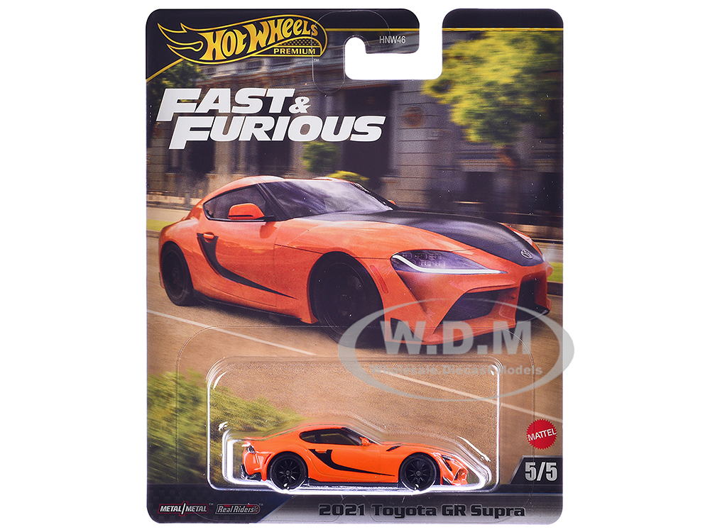 2021 Toyota GR Supra Orange and Black 