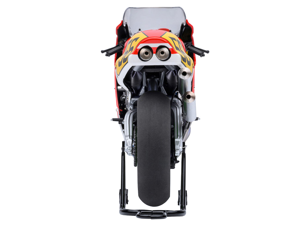 Honda NSR500 WGP500 Motorcycle #56 Red and White with Helmet