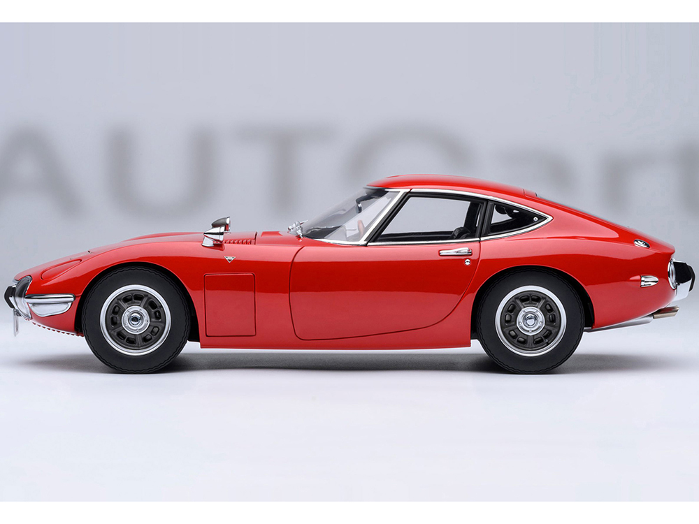 1967 Toyota 2000GT RHD (Right Hand Drive) Red 1/18 Model Car by