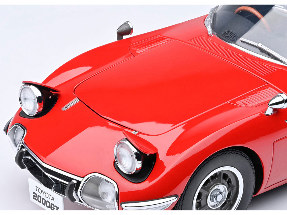 1967 Toyota 2000GT RHD (Right Hand Drive) Red 1/18 Model Car by