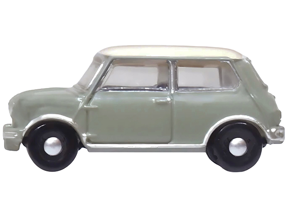 Mini Classic Tweed Gray with Cream Top 1/148 (N) Scale Diecast