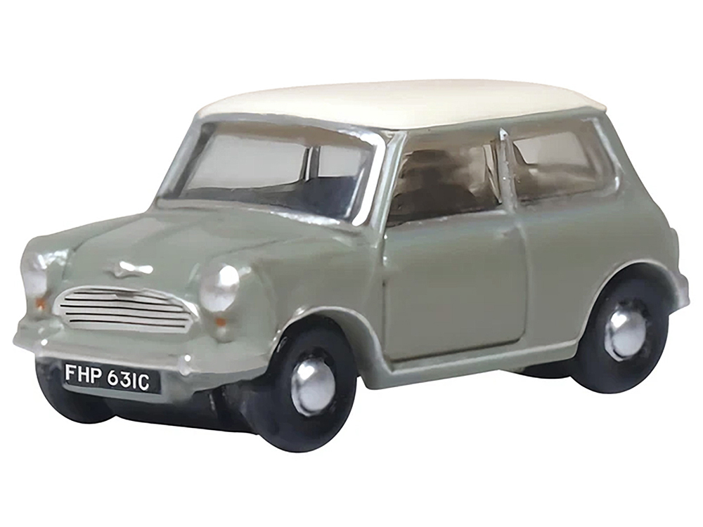 Mini Classic Tweed Gray with Cream Top 1/148 (N) Scale Diecast