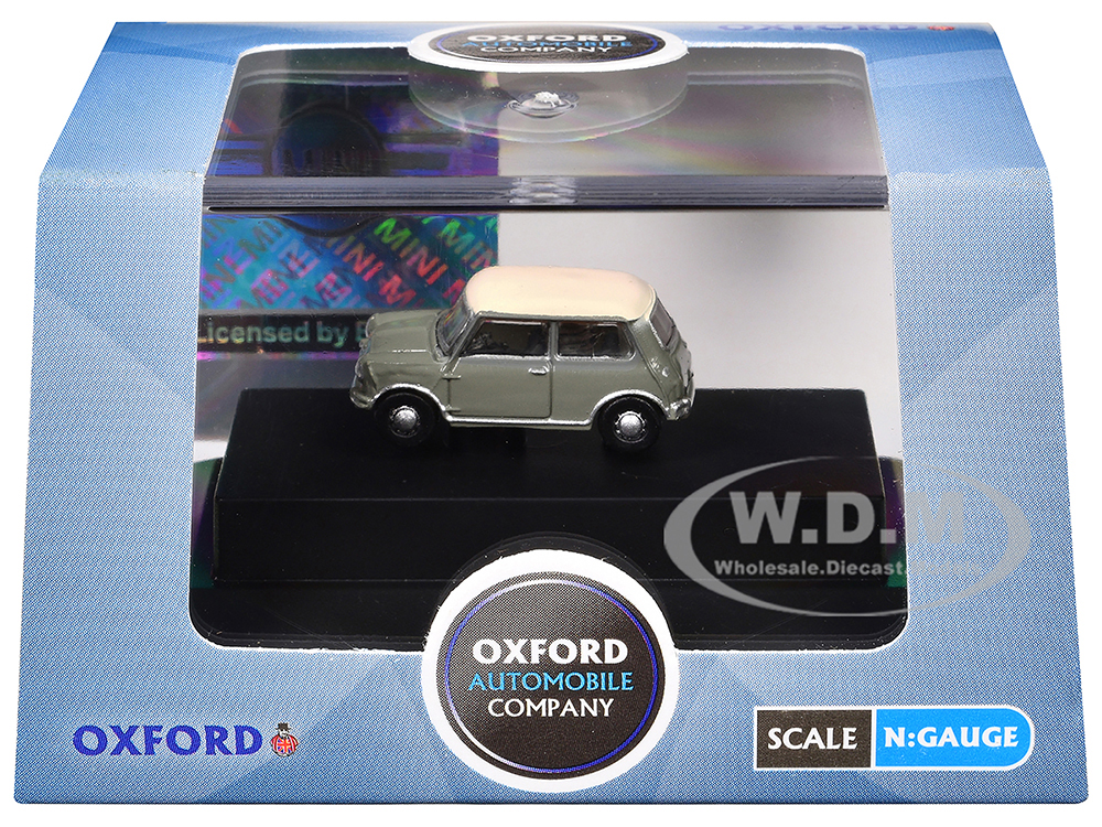 Mini Classic Tweed Gray with Cream Top 1/148 (N) Scale Diecast