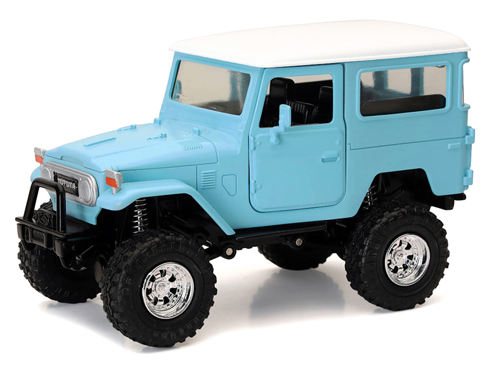 Toyota Land Cruiser FJ40 Light Blue with White Top 