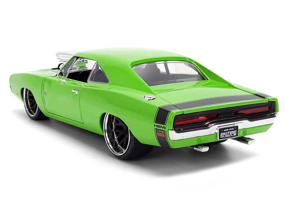 1970 Dodge Charger R/T Bright Green with Black Tail Stripe