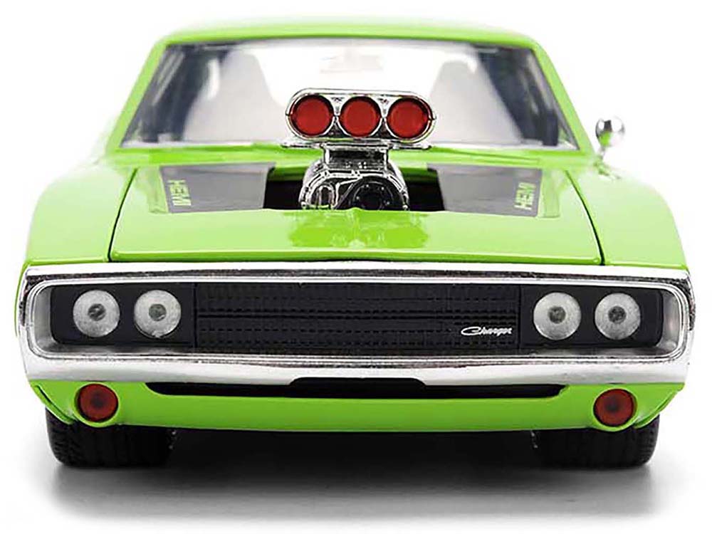 1970 Dodge Charger R/T Bright Green with Black Tail Stripe