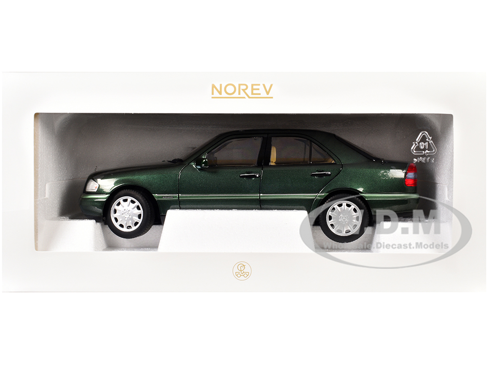 1993 Mercedes-Benz C-Class Malachite Green Metallic 1/18 Diecast