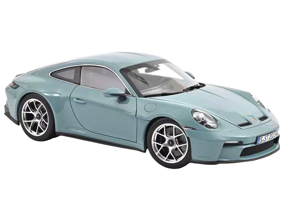 2023 Porsche 911 S/T Meissen Blue 1/18 Diecast Model Car by Norev
