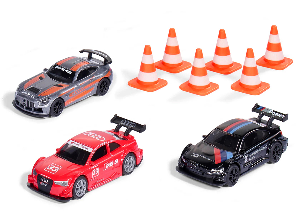 Race Cars 3 Car Set Diecast Models by Siku