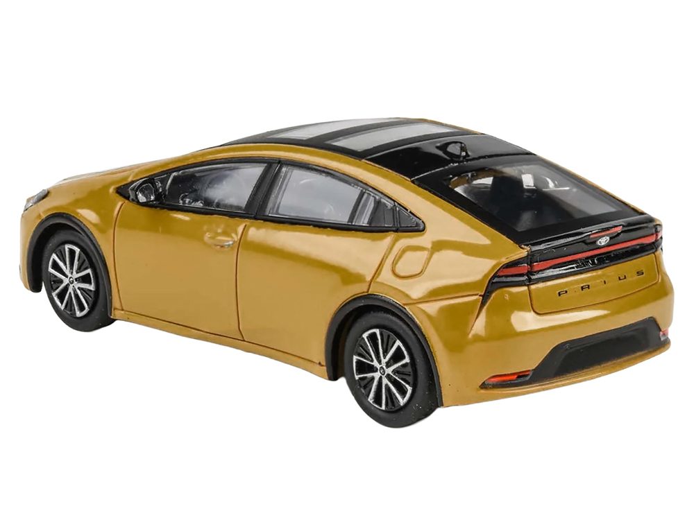 2023 Toyota Prius Maximum Yellow with Black Top and Sun Roof 1/64
