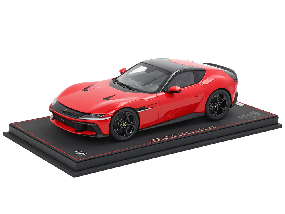 Ferrari 12Cilindri Rosso Corsa Red with Black Top with DISPLAY